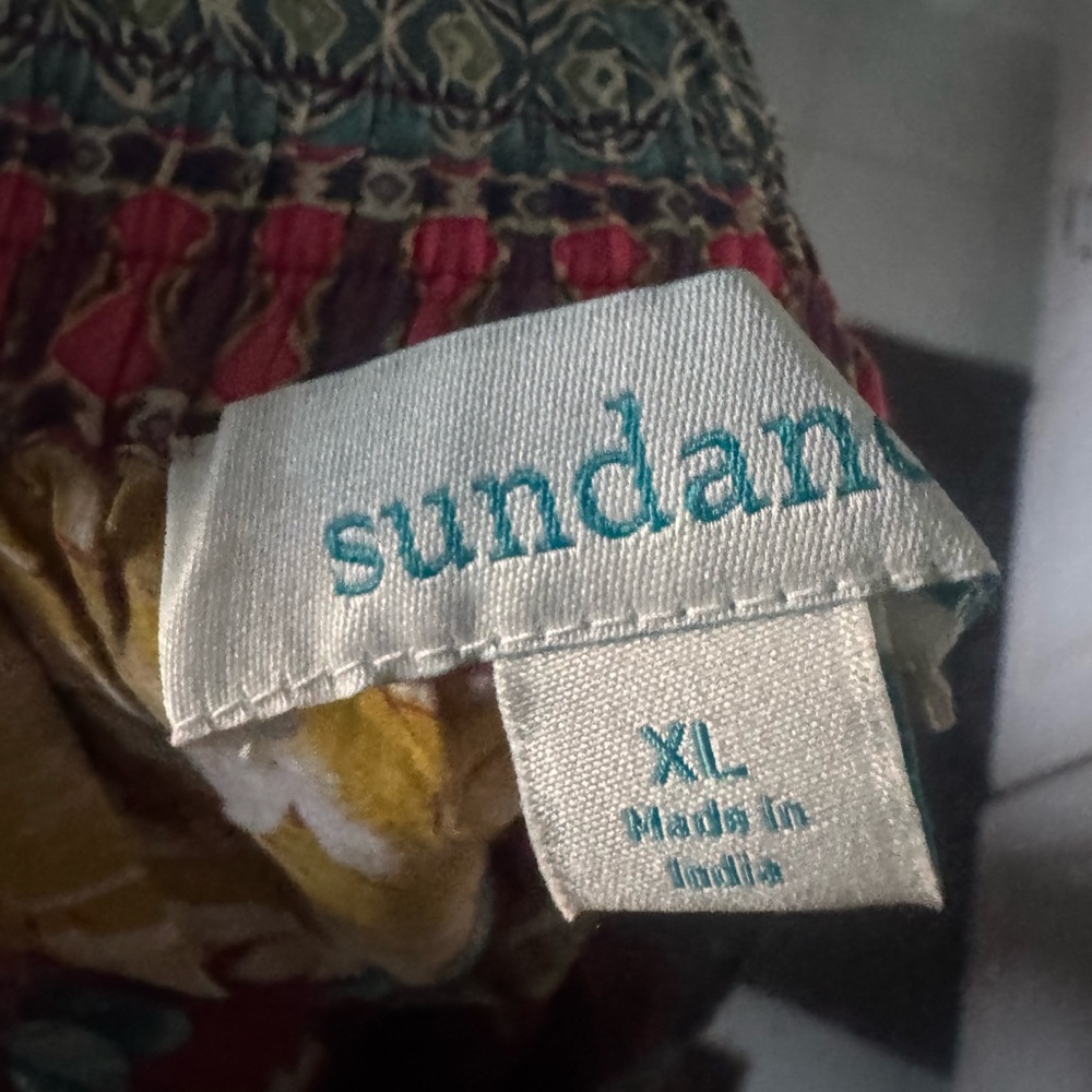 Sundance Multicolor Floral Tiered Skirt with Smocked Waist - Picture 3 of 3